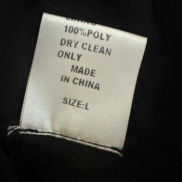 Tadashi collection Elegant Black Metallic Dress size L - Picture 2 of 10